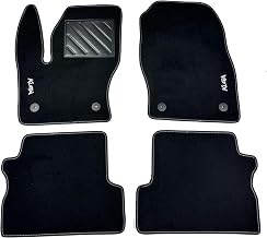 Ford Kuga II 2012 to 2019 Car Mats with 2 Logos, Reinforced Rubber Heel Pads, Fixing Clips and Non-Slip