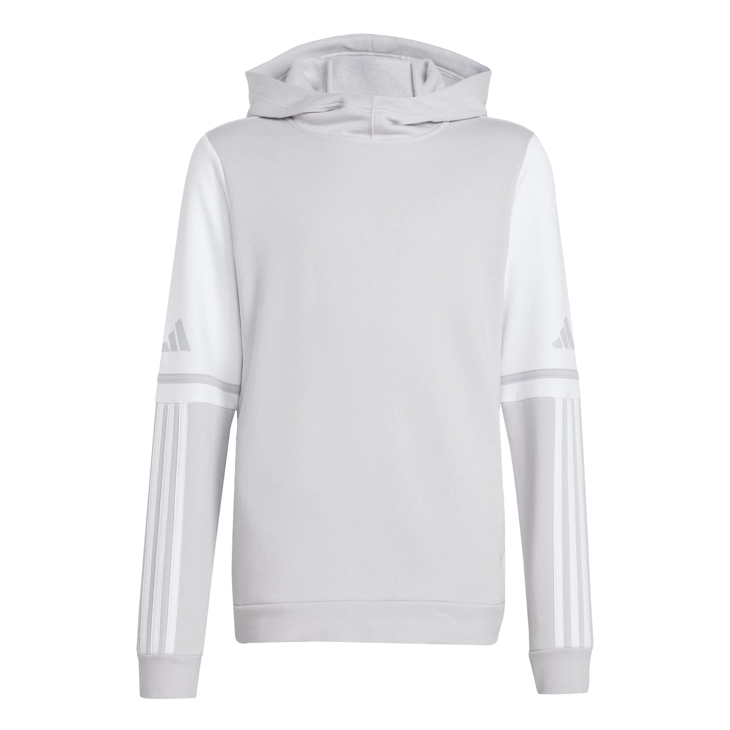 adidas Unisex Kids Squadra25 Sweat Hoody Kids Sweatshirt, team light grey/white, 13-14 Years