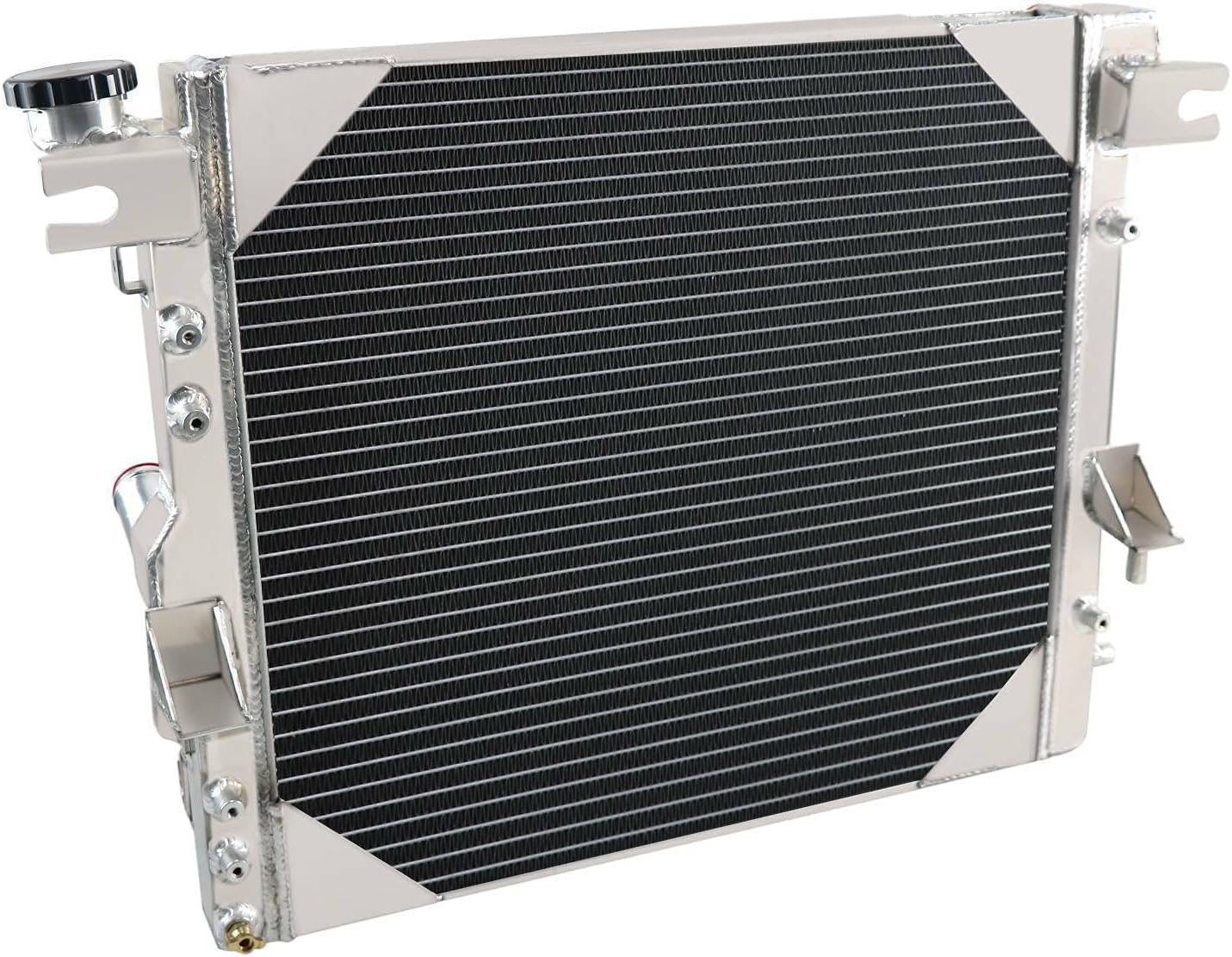 3 Row Radiator for Jeep Wrangler JK Rubicon Sahara Unlimited 2007 2008 2009 2010 2011 2012 2013 2014 2015 2016 2017 2018
