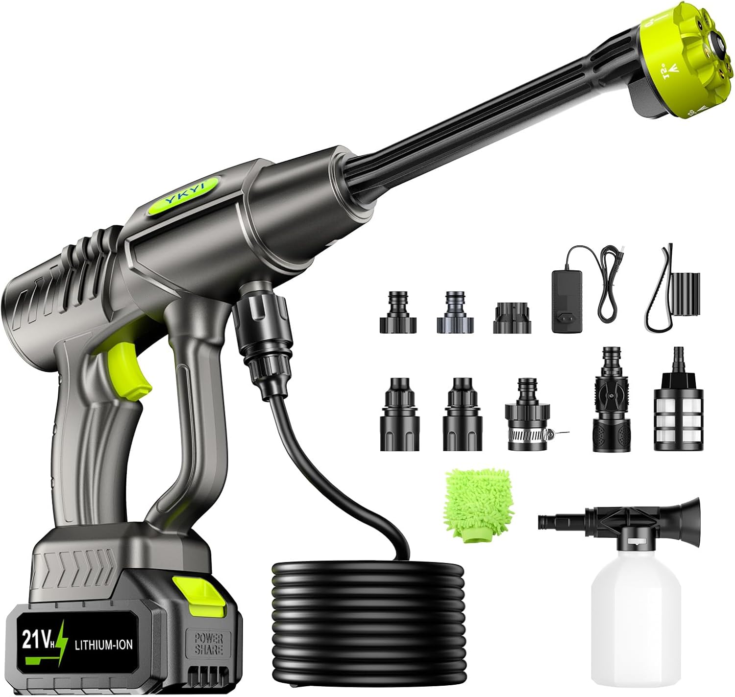 YKYI 1200 PSI Cordless Pressure Washer