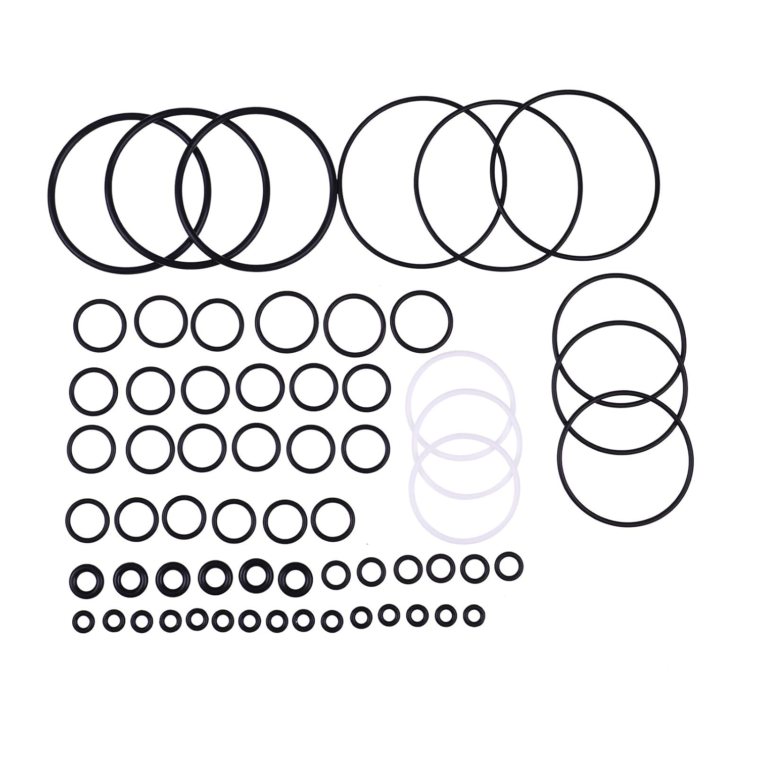 3 Sets Complete O-Ring Kit Compatible for Graco Fusion Air Purge AP Spray Gun 246355