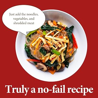 Wang Premium Japchae Sauce, Korean Sweet & Savory Stir-Fry Sauce | Authentic Korean Flavor, Ready-to-Use 16.93 Oz Bottle