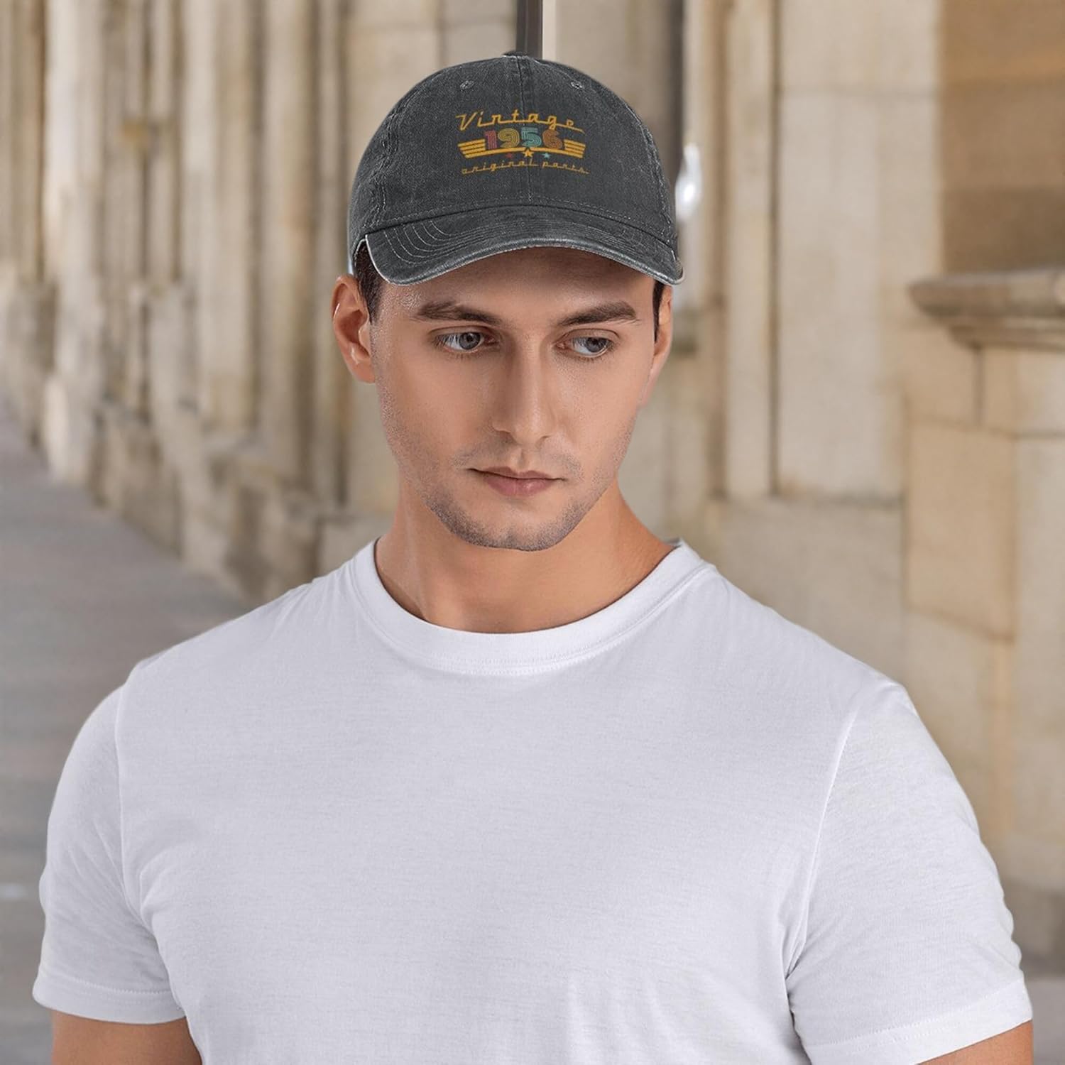 Printed Vintage 1955 1956 1957 1958 1959 1960 1961 1964 1963 1964 Hat, 62 63 64 65 66 67 68 69 70 71 Years Old Baseball Cap - Image 7