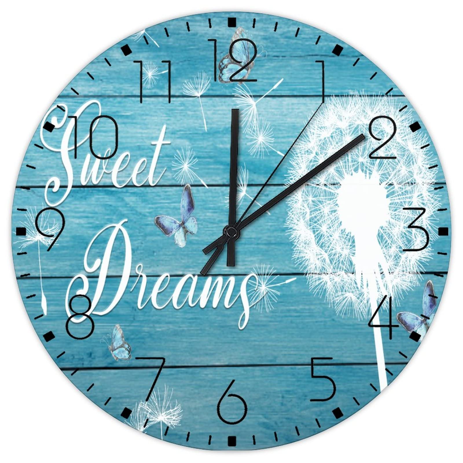 Horloge murale sans tic-tac résout le bruit nocturne Sweet Dreams 30cm
