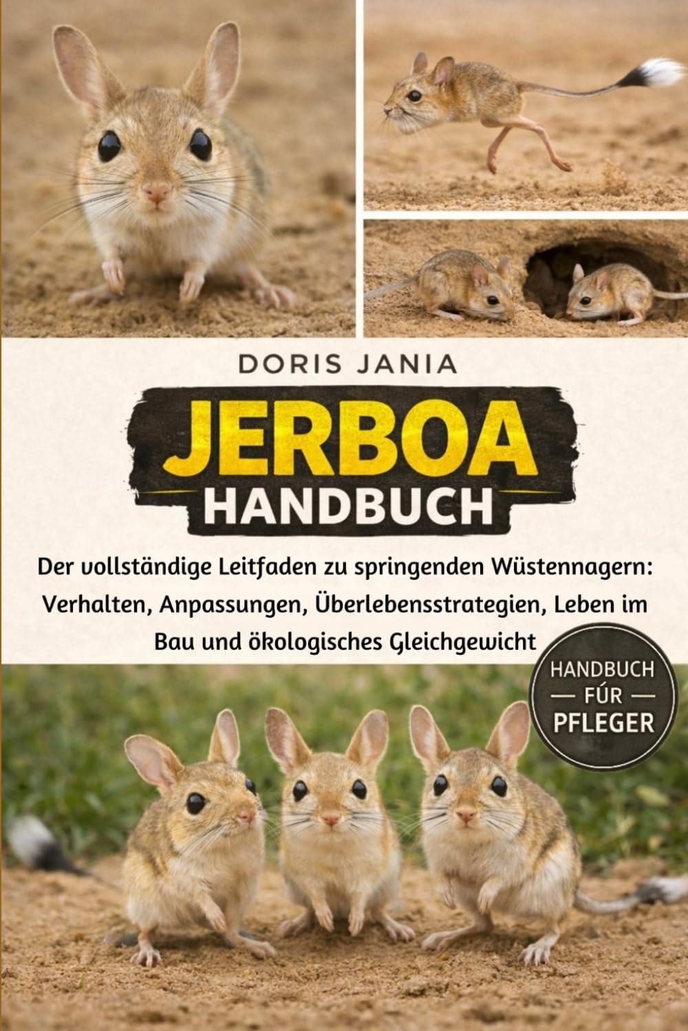 JERBOA-HANDBUCH: Der vollständige Leitfaden zu springenden Wüstennagern: Verhalten, Anpassungen, Überlebensstrategien, Leben im Bau und ökologisches Gleichgewicht