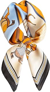 Dailyacc Women's Lightweight Satin Hair Bandana Scarf - Breathable Polyester Head Neck Scarves for Fashion & Accessories