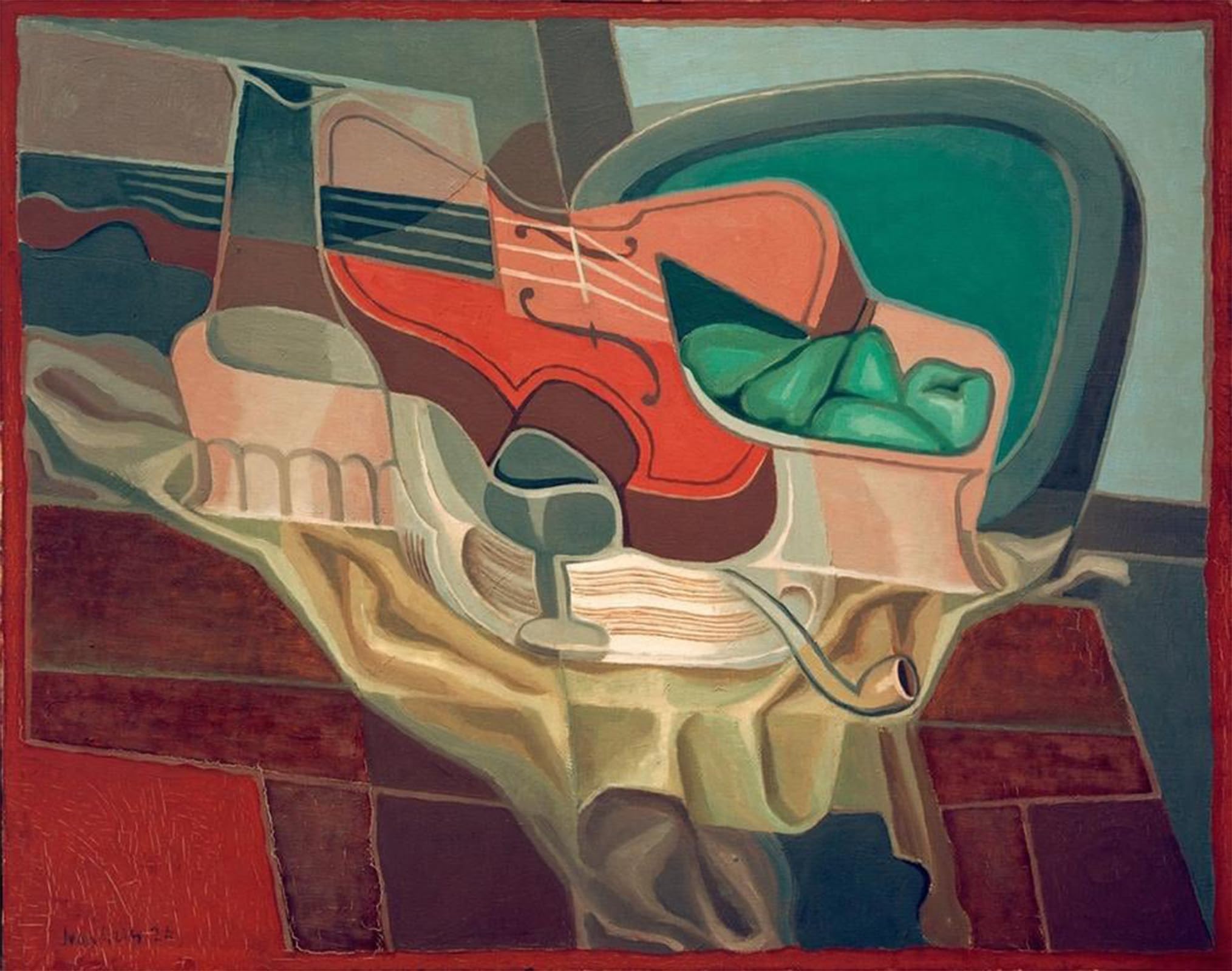 POSTERIIk Vintage Classic Picture Landscape Artwork Still Life by Juan Gris Portrait Canvas Painting for Office Home Decor 60x90cm