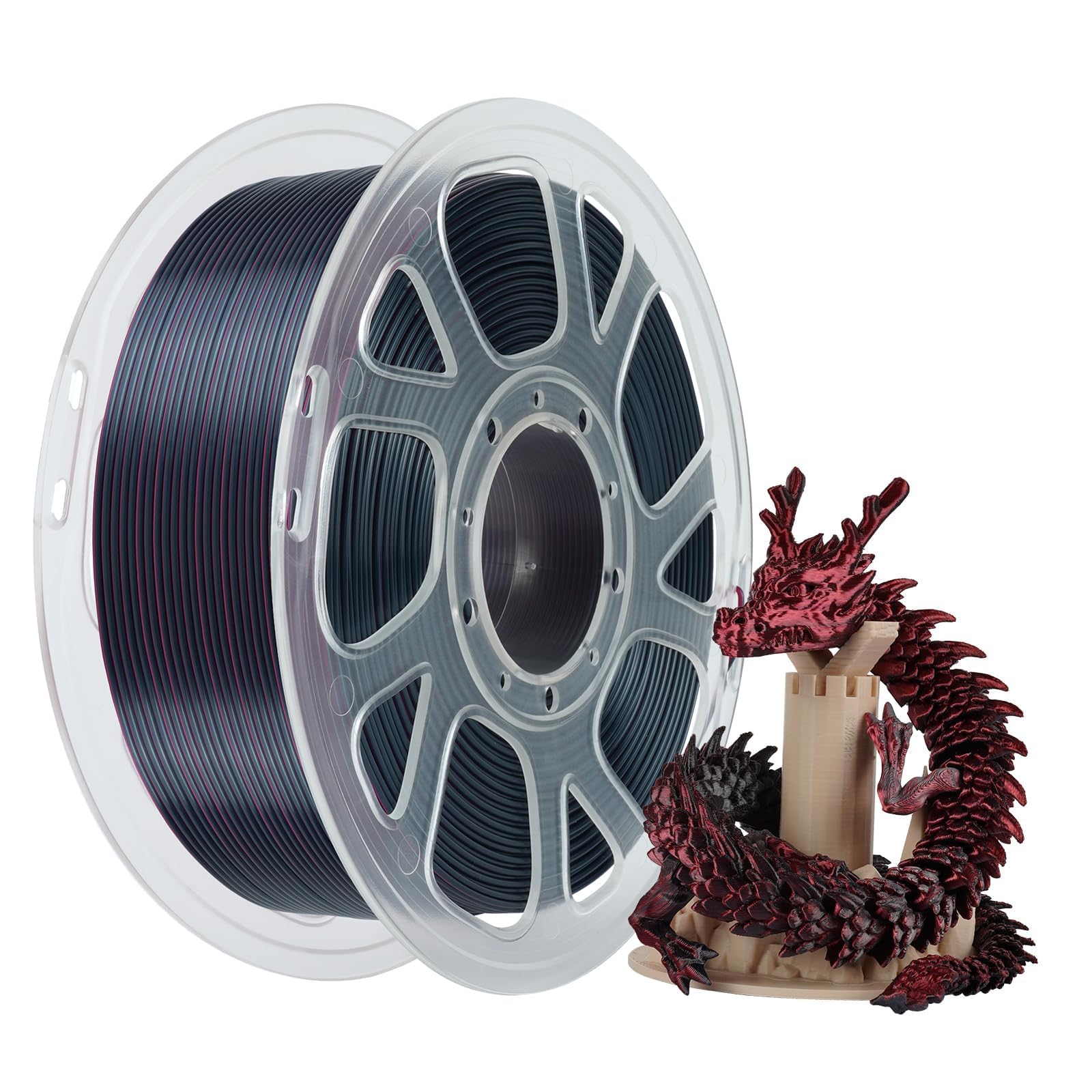 1kg Dual Color Silk PLA 3D Printer Filament