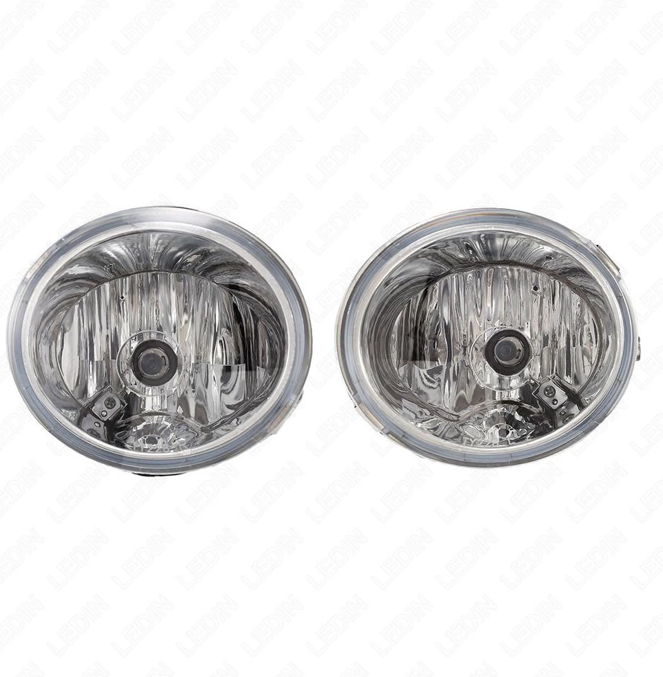 🔥 Hot Deals LEDIN for Toyota 00-06 Tundra 01-07 Sequoia Clear Front Bumper Fog Driving Light Assembly w/Switch w/Bulbs