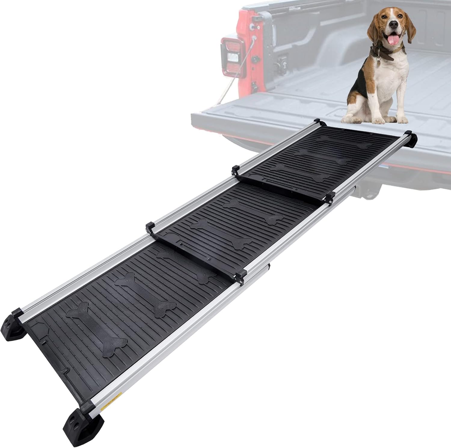 Dog Car Ramp Wide 16", gardhom Extra Long 64” Pet Safety