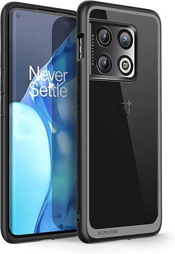 SUPCASE Unicorn Beetle Style Series - Funda protectora híbrida transparente diseñada para OnePlus 10 Pro 5G (versión 2022), color negro