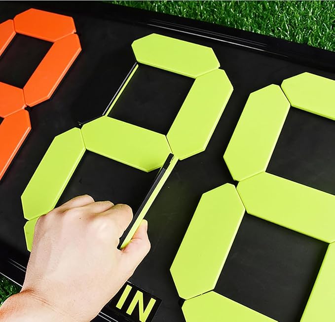 Tablero de sustitución para árbitro de fútbol 84x38x2 cm miniatura 4