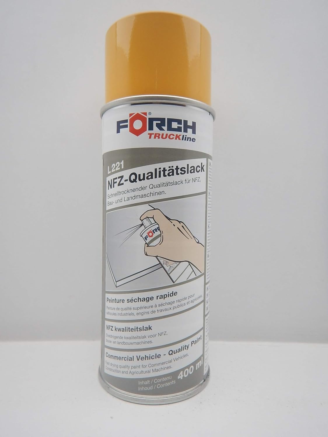 Förch Komatsu Yellow Digger Construction Machine Paint Spray 400 ml (1