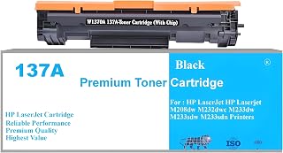 W1370A / 137A Compatible Black Toner Cartridge for HP LaserJet M208dw M232dwc M233dw M233sdw M233sdn Printer (W1370A / 137... Price In India