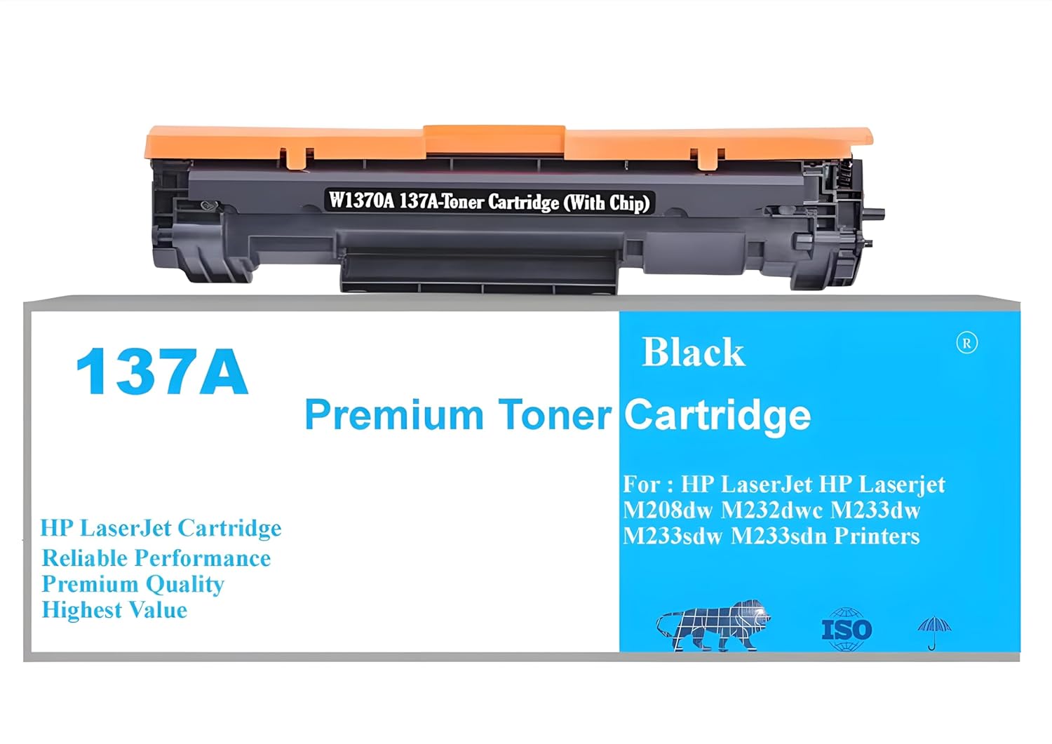 W1370A/137A Toner Cartridge Compatible for HP Laserjet M208Dw, M232Dwc