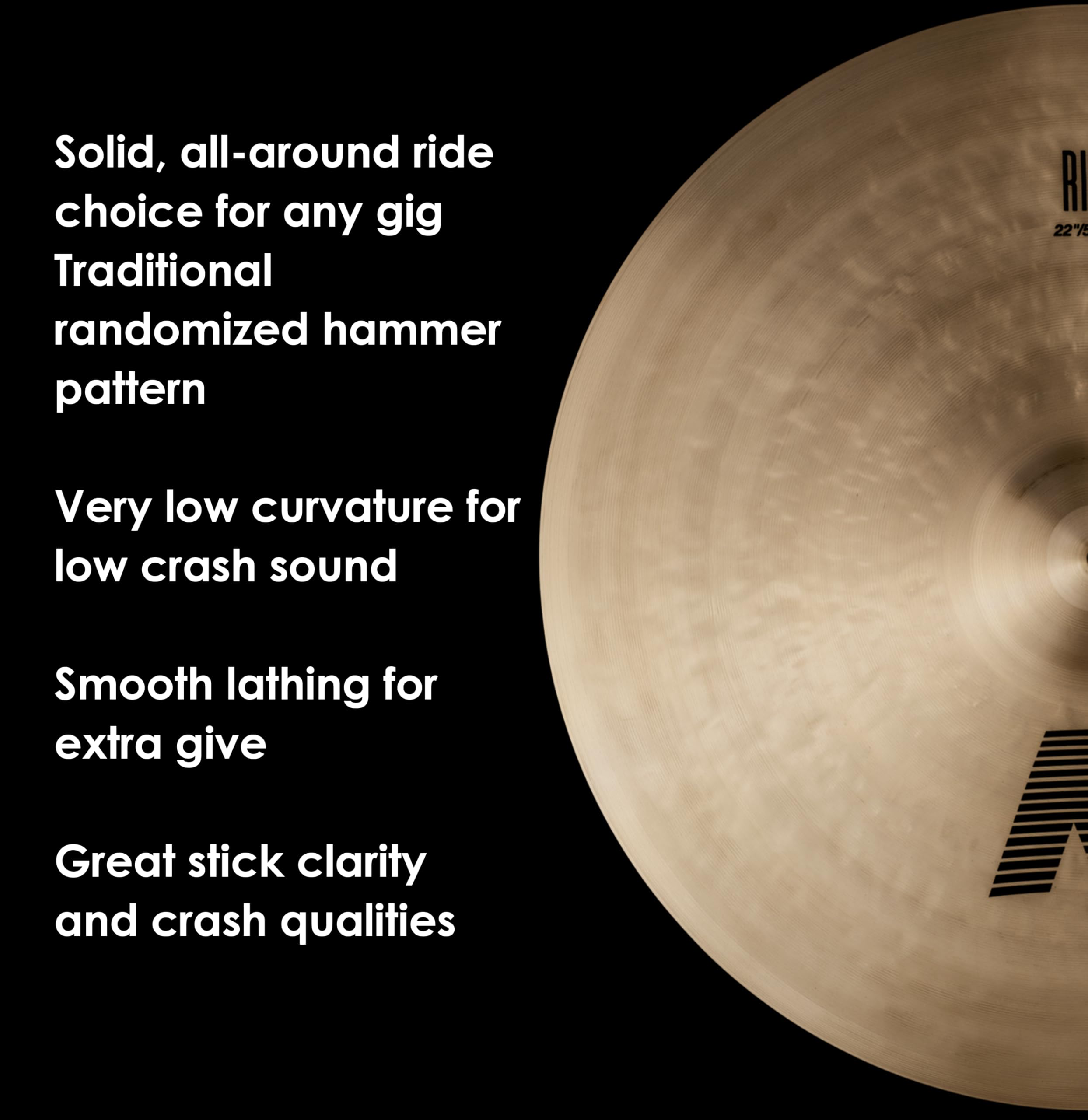 Zildjian K' Ride 22", Traditional Finish