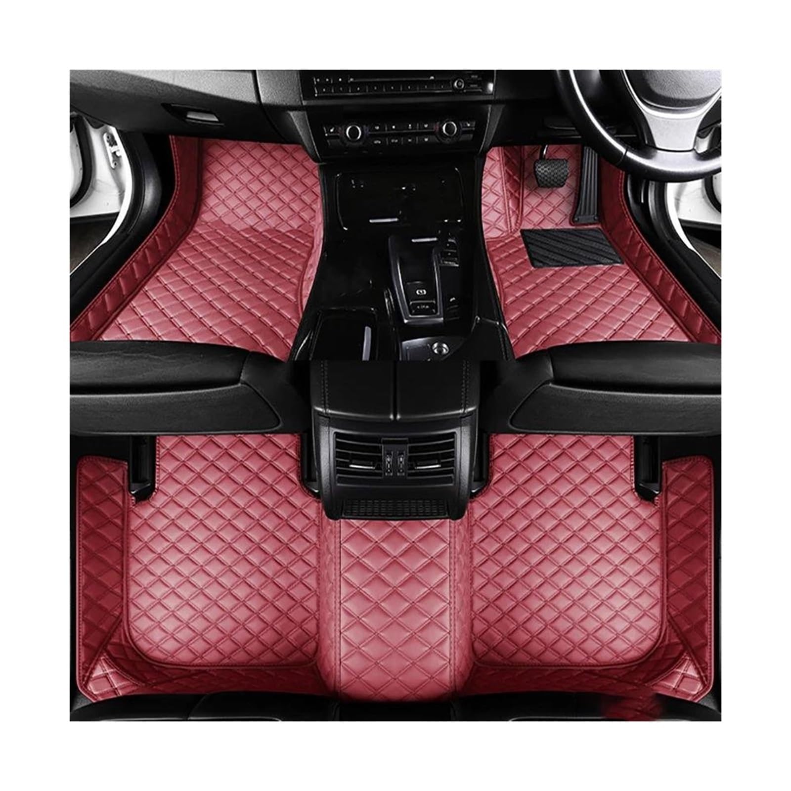 Tapis de sol voiture Peugeot 407 cuir anti-saleté imperméable RHD