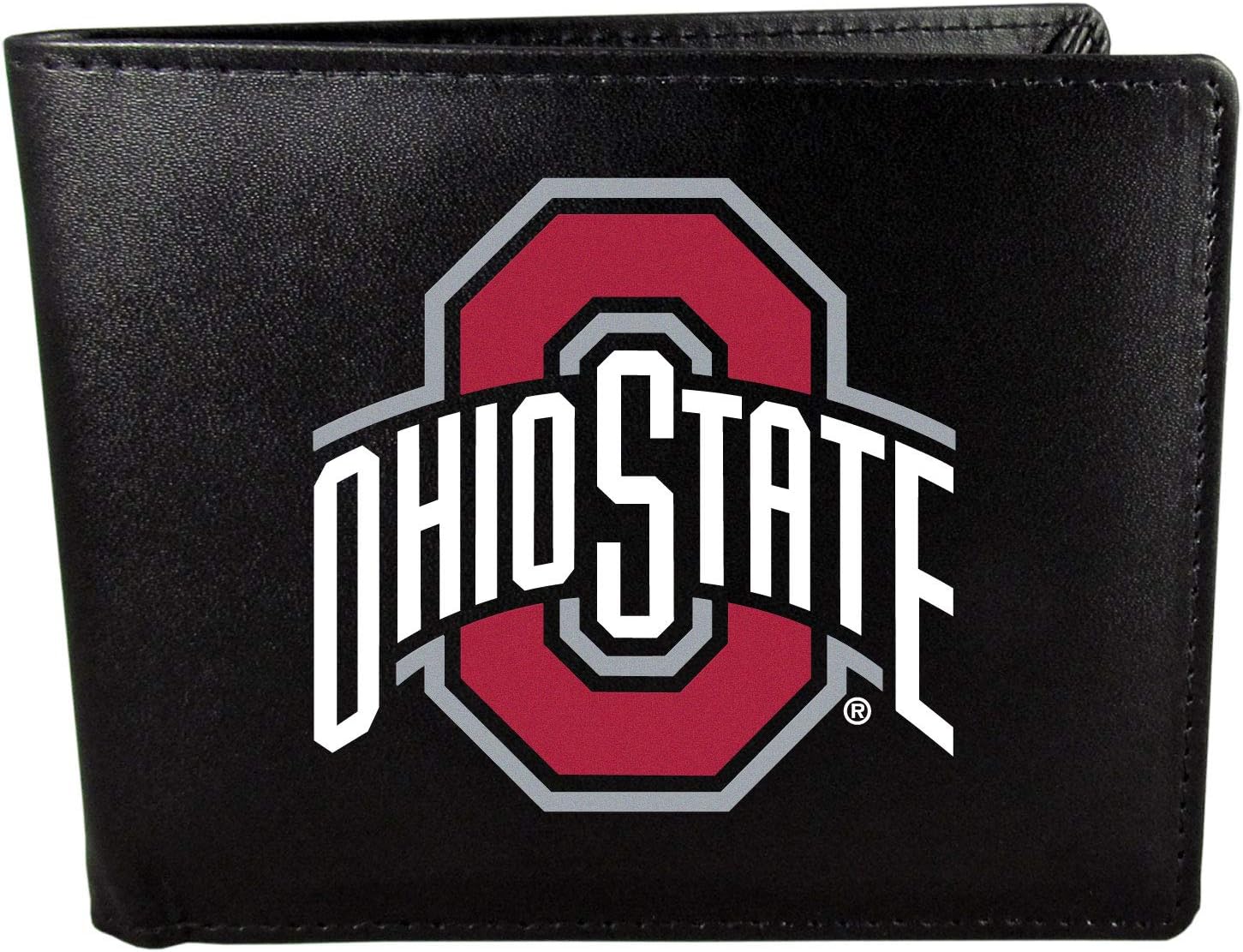 Siskiyou Sports Leather Bi-fold Wallet, Large Logo