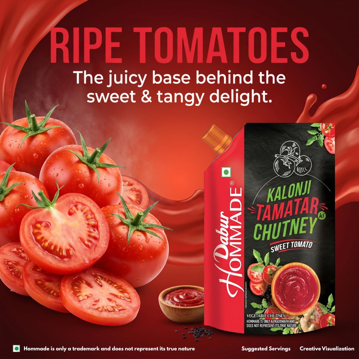 Dabur Hommade Kalonji Tamatar Ki Chutney,200g