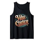 Vibe Coder Software Programmer Developer Coding |- Tank Top