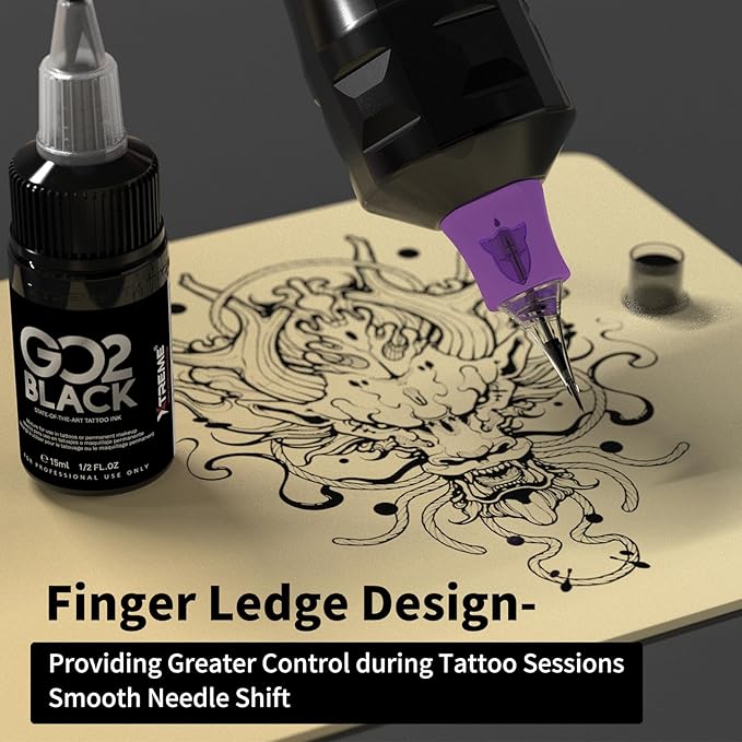 Kit Máquina Tatuar Pen Rotativa WTK457 con Tinta y Agujas miniatura 7