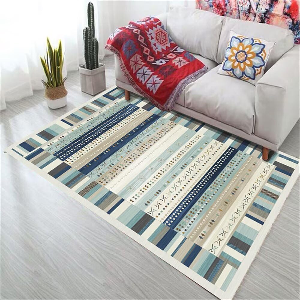 Alfombra cocina rectangular antiácaros 60x90cm para suelos fríos y habitaciones de niños