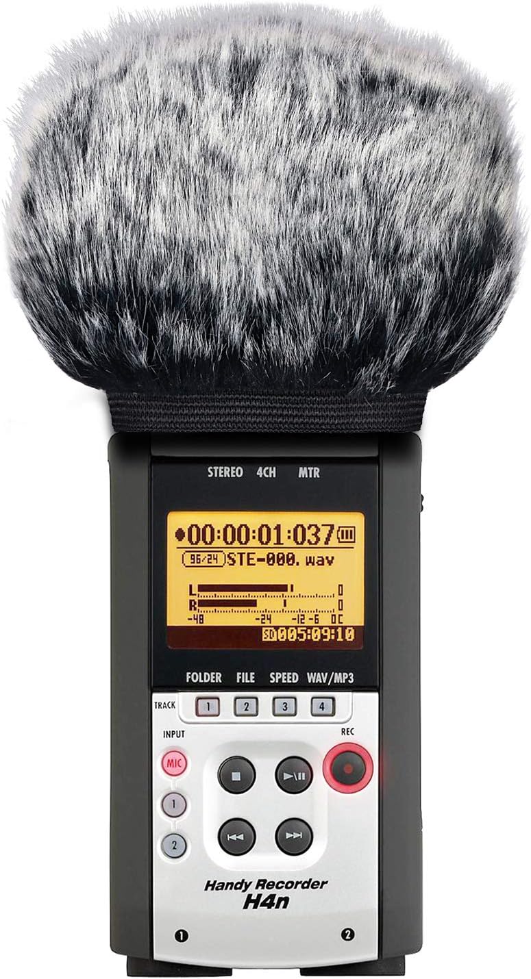 SUNMON Microphone Windscreen Muff for Zoom H4N Portable Digital Recorders - Outdoor Mic Windshield Wind Cover Pop Filter image 2