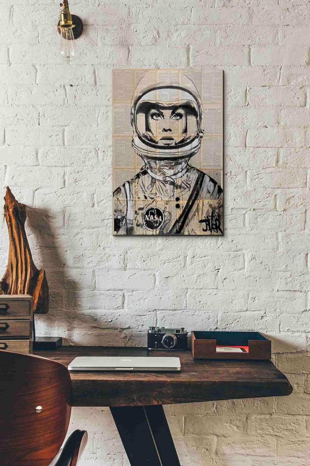 Epic Graffiti 'Orbit' by Loui Jover, Canvas Wall Art, 12"x18"