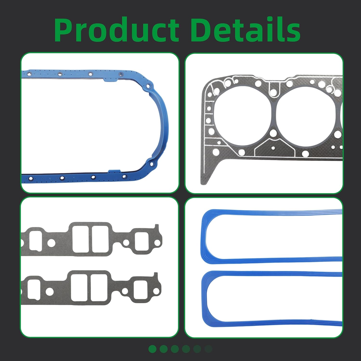 Head Gasket Set for Isuzu NPR, for Hummer, for Buick Roadmaster Commercial Chassis, for Cadillac Fleetwood Brougham, for Chevrolet C3, 5.7L 1990-1995, SBC 260-1269