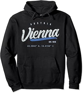 Vienna Austria Travel Retro Vintage Pullover Hoodie