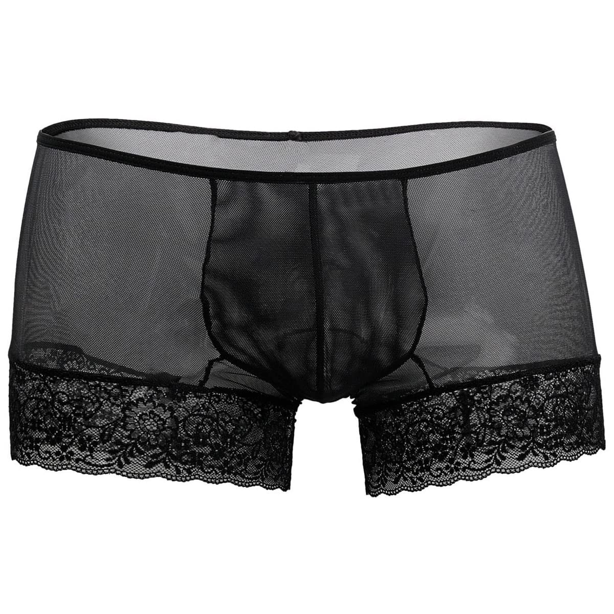 xenza Men's Thong Underwear, Microfibre, Mid Rise Brief with Lace Trim, Comfortable Elastic Waistband Size Fit (S, M, L)-picture-32
