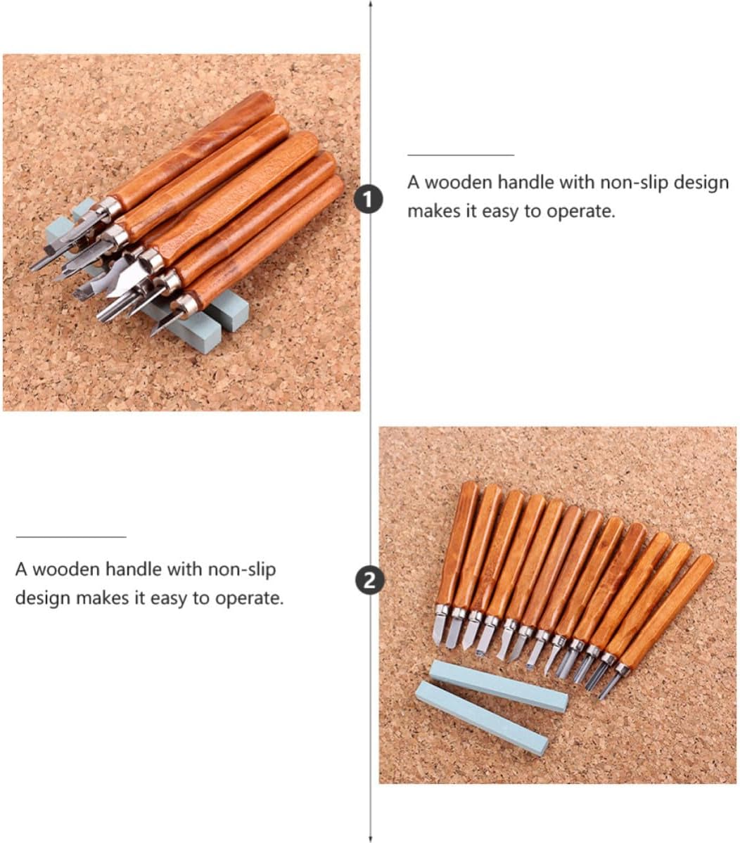 Wood Carving Tools Set for Beginners, Whetstone Kit