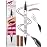 iMethod Curved Eyebrow Pen - Eyebrow Pencil, Brow Pencil 2-in-1 Dual-Ended Microblading Eyebrow Pen with Curved Tip and Precise Brush-Tip for Natural Hair-Like Brows, Last All-Day, Reddish Brown