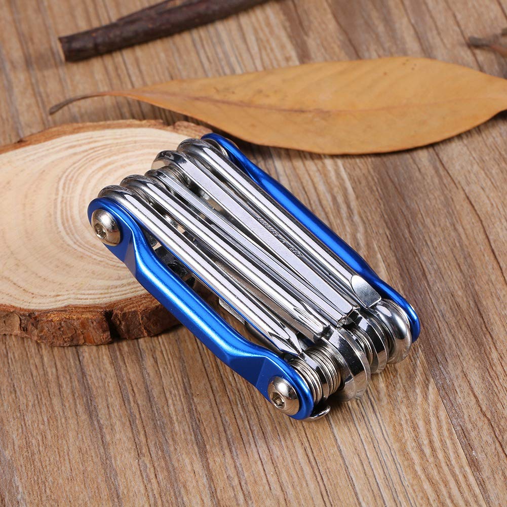 11 in 1 Bike Multi Tool,Multi Tool Bike Multi Function Tools Carry Easy Taking and Lightweight Bike Repair Tool Kit for Cycling Lovers