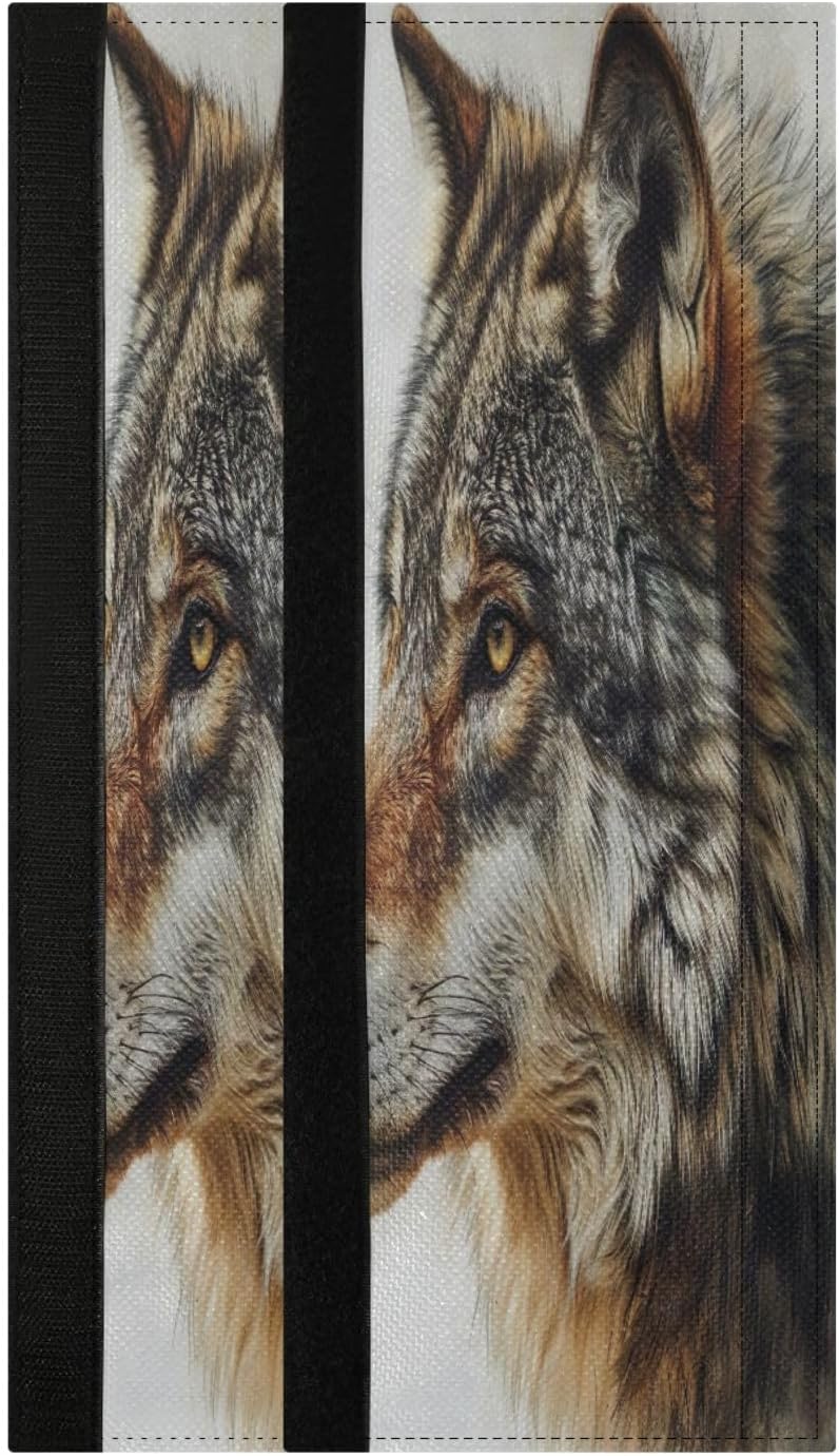 Wolf Refrigerator Door Handle Covers Set of 2, Kitchen Appliances Fridge Microwave Dishwasher Door Handle Protector Covers
