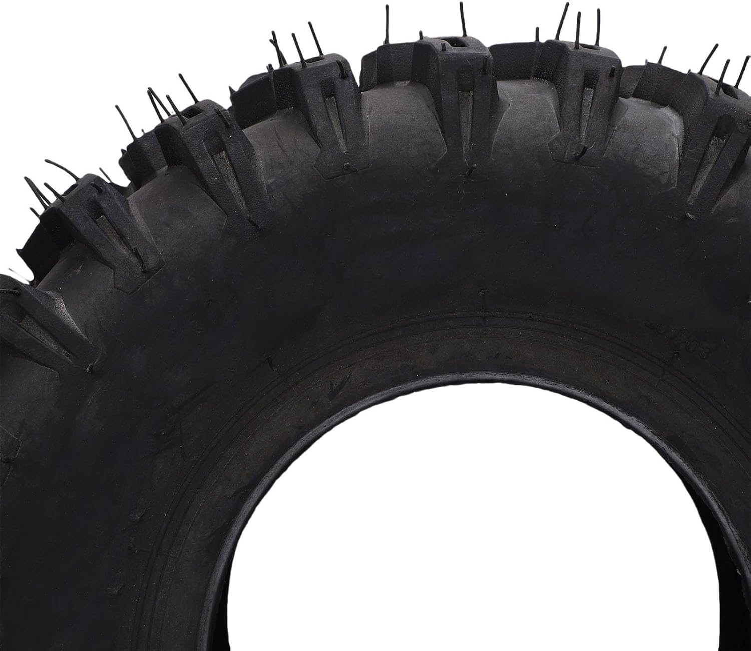 14x5.00-6 Tire, 6 inches Rubber Vacuum Tubeless Tire Replacement for ATV Quad Off Road Go Kart Cart Mini Bike, Good Enhanced Traction