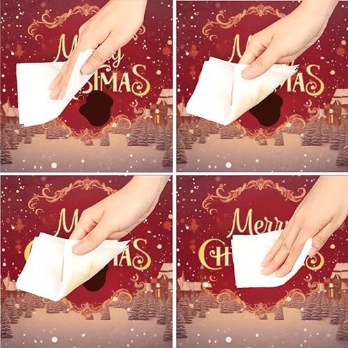 Vista 54 de Mantel redondo ajustable con borde elástico, mantel de hojas coloridas abstractas, impermeable, lavable, para mesas redondas, ideal para picnic