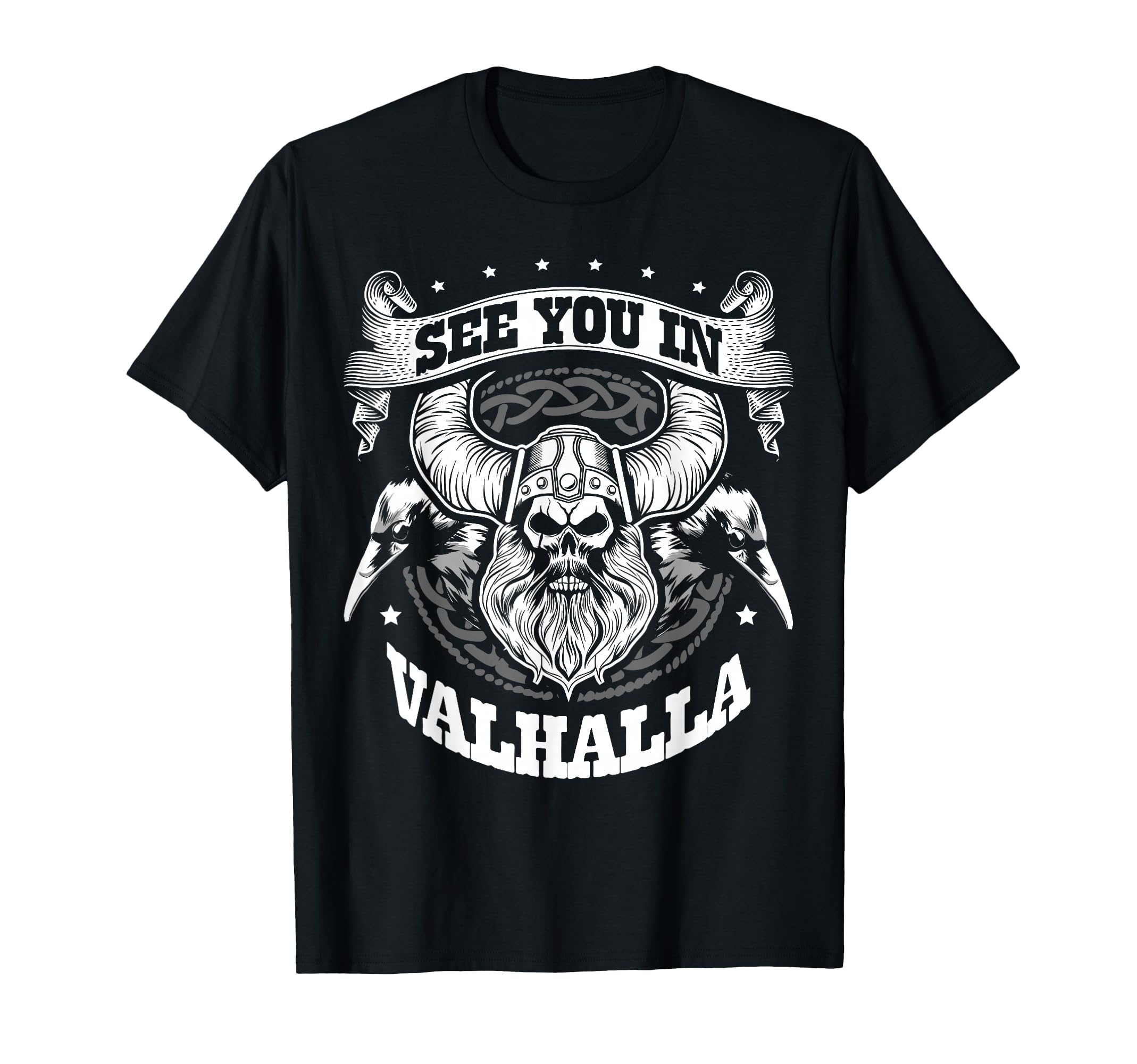 See You In Valhalla Scandinavian Pagan Norse Viking T-Shirt