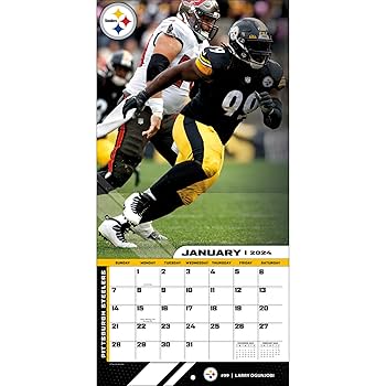 Amazon | ピッツバーグ・スティーラーズ NFL カレンダー 2024