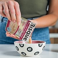 Vista 3 de INABA Churu Bisque para gatos, plato de puré cremoso para lamer con vitamina E, 1.4 onzas por bolsa, 12 bolsas, receta de pollo