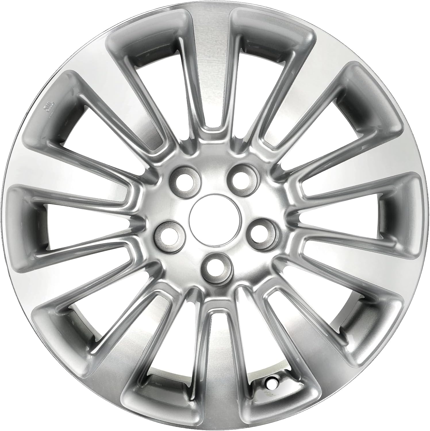 New 18x7 Inch 18 Inch Premium Aluminum Alloy Wheel Rim Fits for Toyota Sienna 2011 2012 2013 2014 2015 2016 2017 2018 2019 2020, Machined Silver OEM Design Replacement Rim