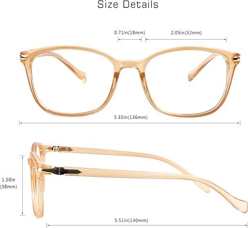 Miniatura 3 de VisionGlobal Lentes de bloqueo de luz azul para mujereshombres, antifatiga ocular, lectura de computadora, gafas de TV, elegante marco cuadrado,