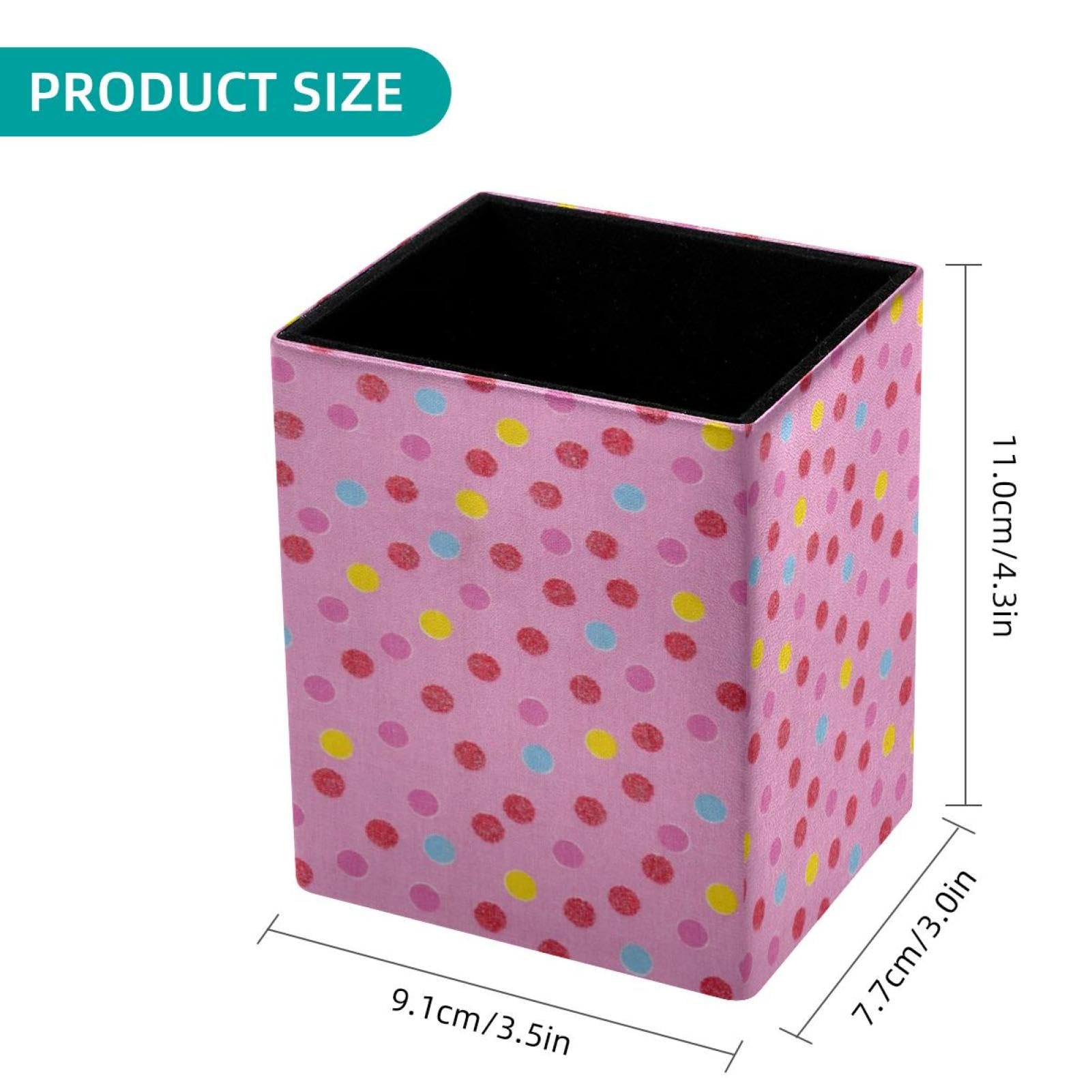 Organisateur De Bureau Multifonctionnel Pot à Crayons Cuir PU 7 Compartiments/Boîte De Rangement