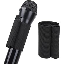 YOUSHARES Handheld Microphone Elastic Sleeve - Attach TX660/TX650 and Handheld Mic Shure SM58, Behringer XM8500 for Clearer Audio for Weddings,Toasts,Interviews and DJ Hosting