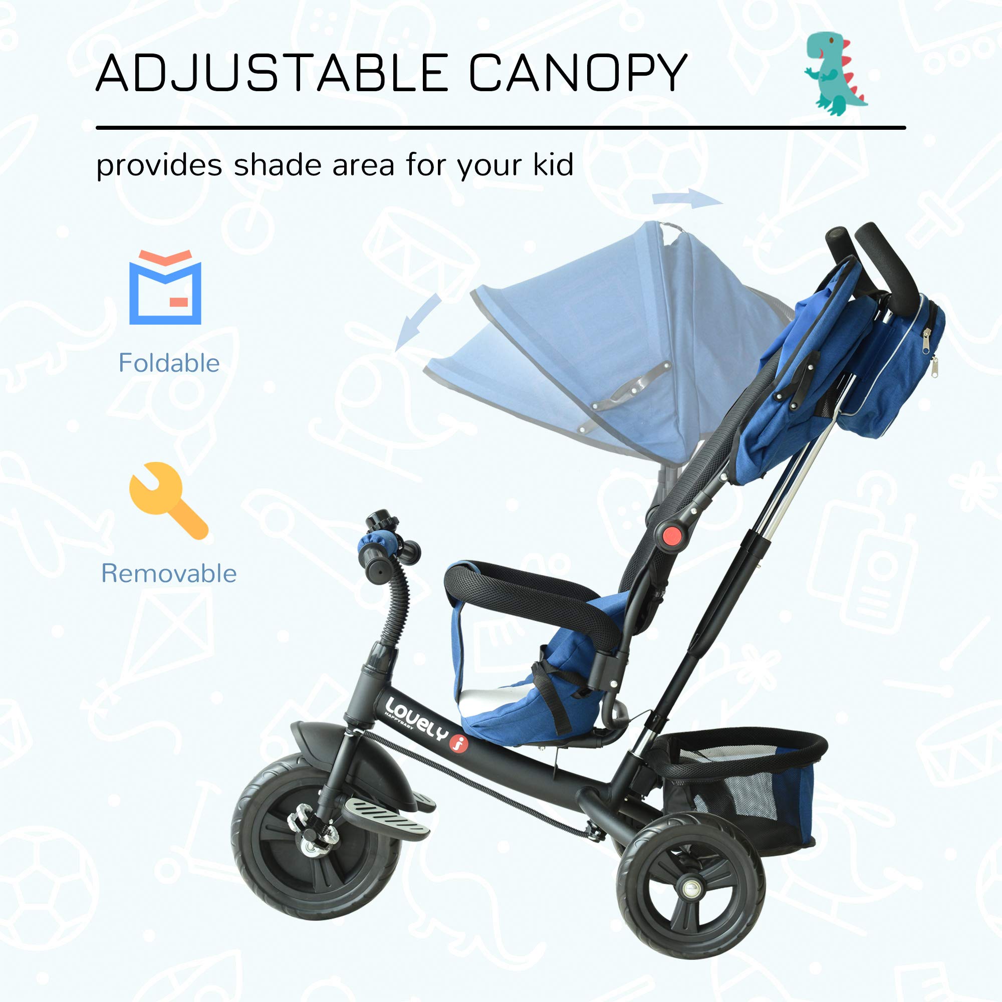 Tricycle for Kids Toddler Trike 