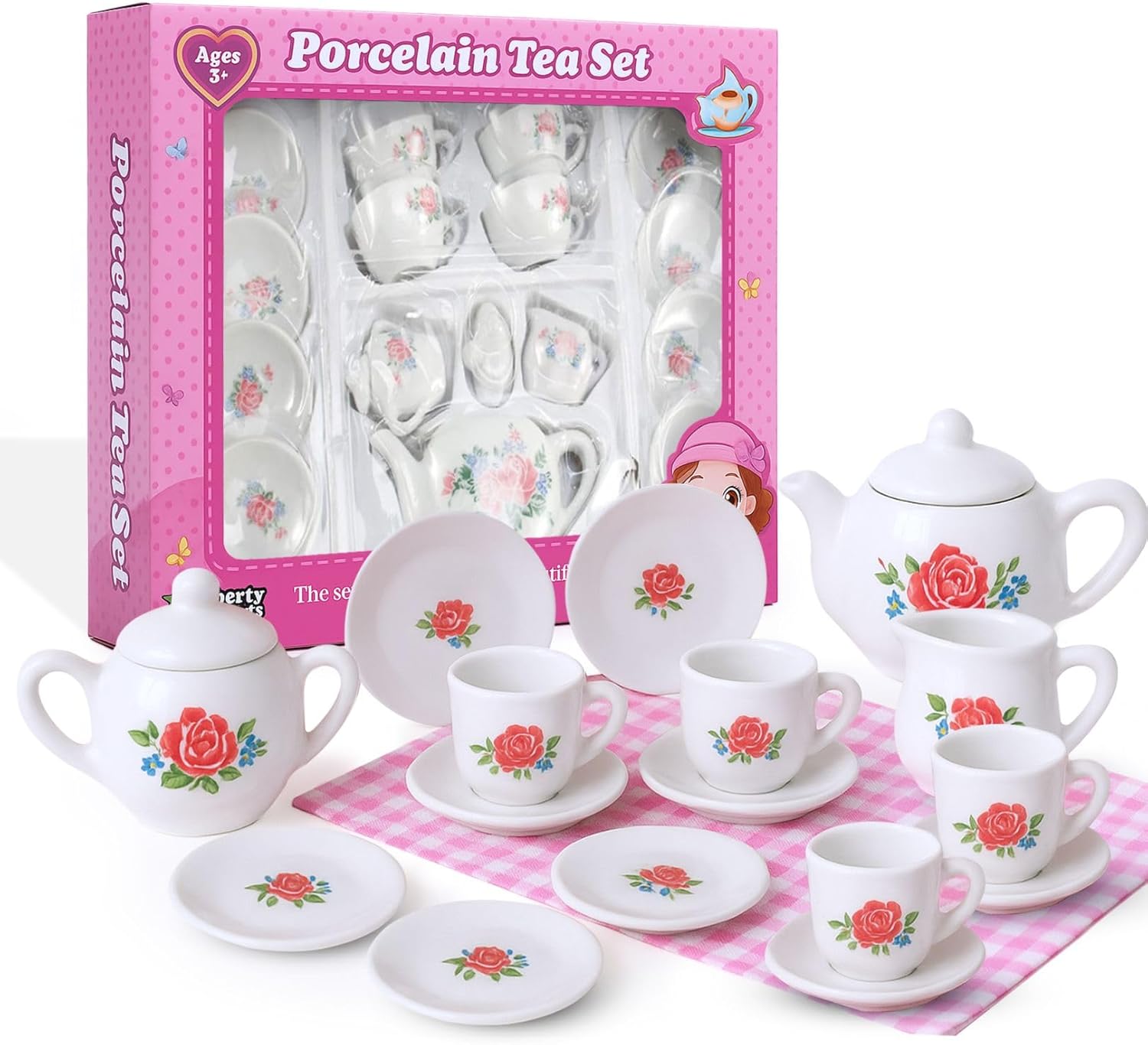 Miniature Porcelain Tea Set Pretend Play Toy Sri Lanka Ubuy