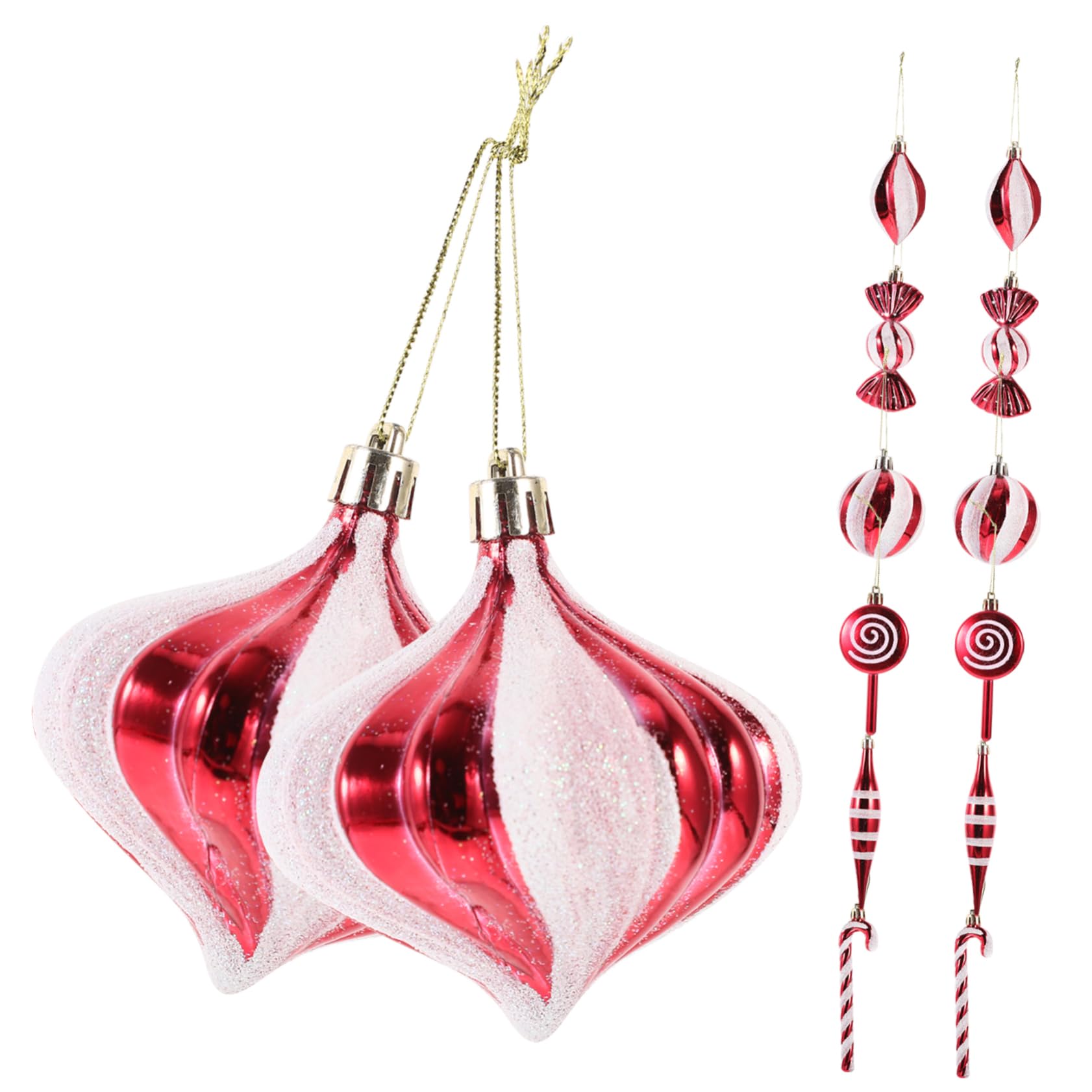 Cabilock 4 Juegos Colgante De Árbol De Navidad Puerta Decoraciones Colgantes Christmas Tree Decorations Colgantes Navideños Decoraciones Navideñas Adornos De Arbol De Navidad 14 Uds * 4