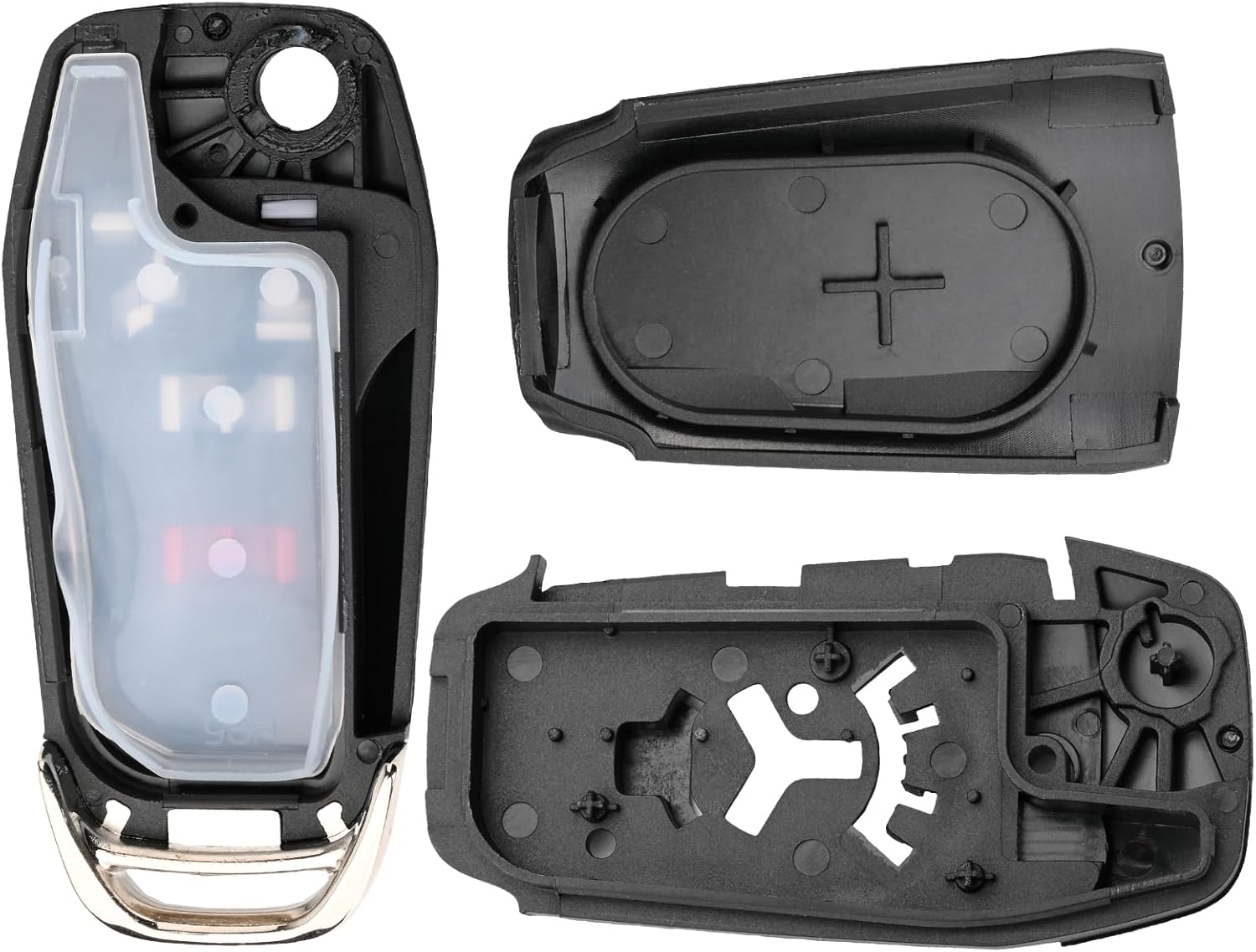 164R7986 Key Fob Shell Case Compatible with Fusion 2013 2014 2015 2016 2PCS