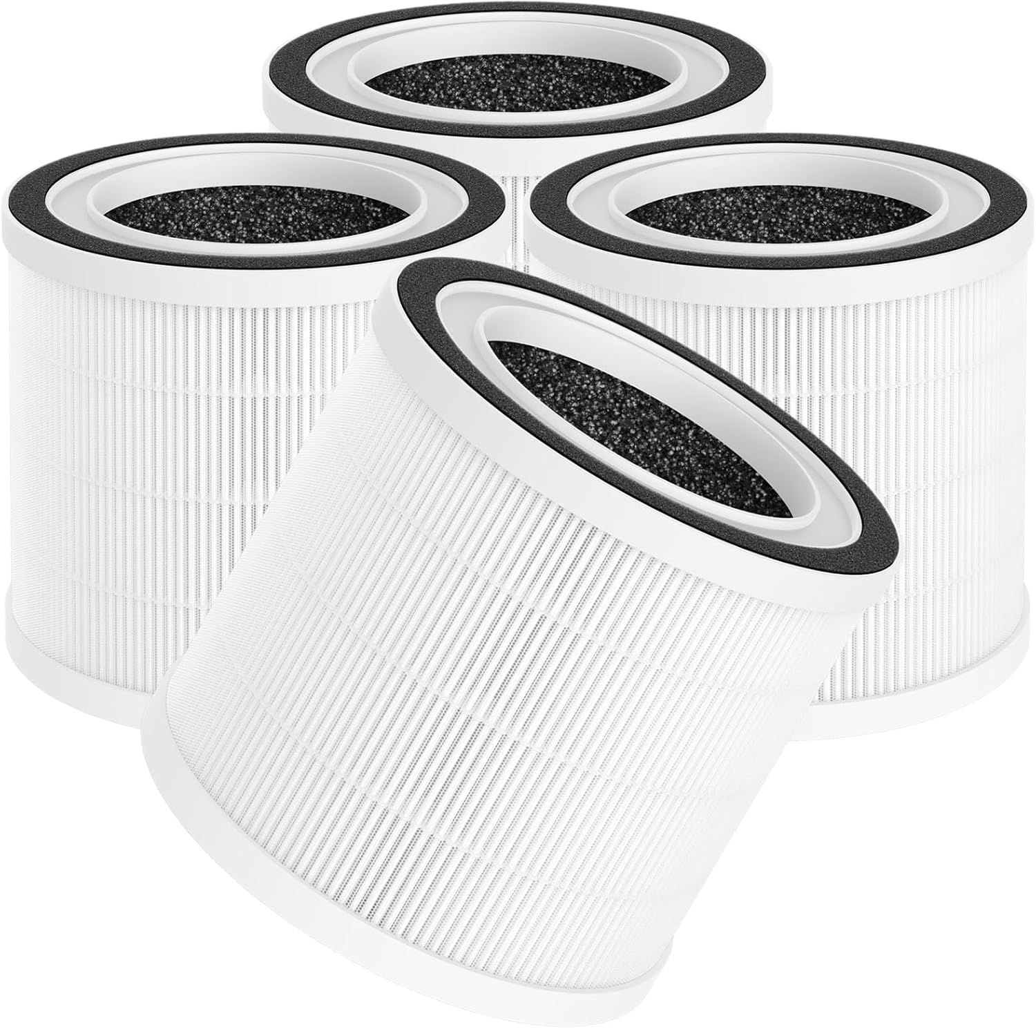 4 Pack BREEVA A1 Filter Replacement Compatible with TCL BREEVA A1/A1W Air Purifiers, Part # A1F