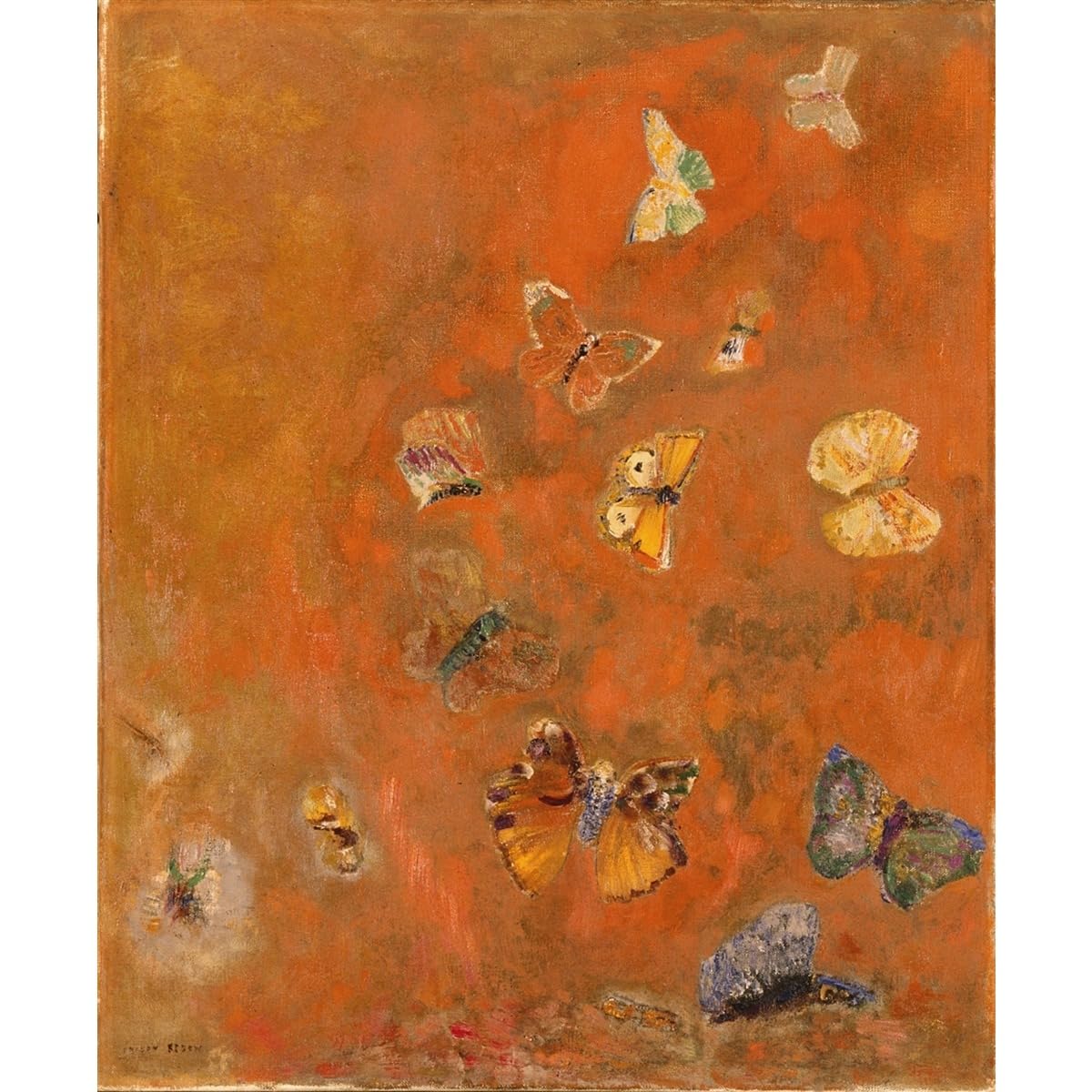 Evocation of Butterflies poster mural grand format 1912 - 2
